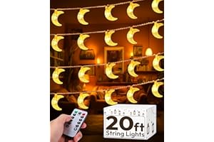OLEEK Ramadan lights decorations led - Ramadan decorations for home 2025 - Ramadan decor - Ramadan gifts for kids - Ramadan mubarak decorations - Ramadan string lights decoration زينه رمضان كريم ديكور