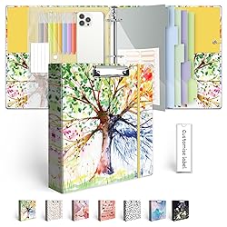 2 Inch 3 Ring Binder Organizer, Three Ring Binder