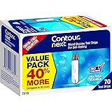 CONTOUR NEXT Blood Glucose Test Strips, 70 Count