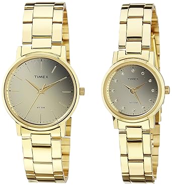 Classics Analog Gold Dial Watch Sets-TW00PR196