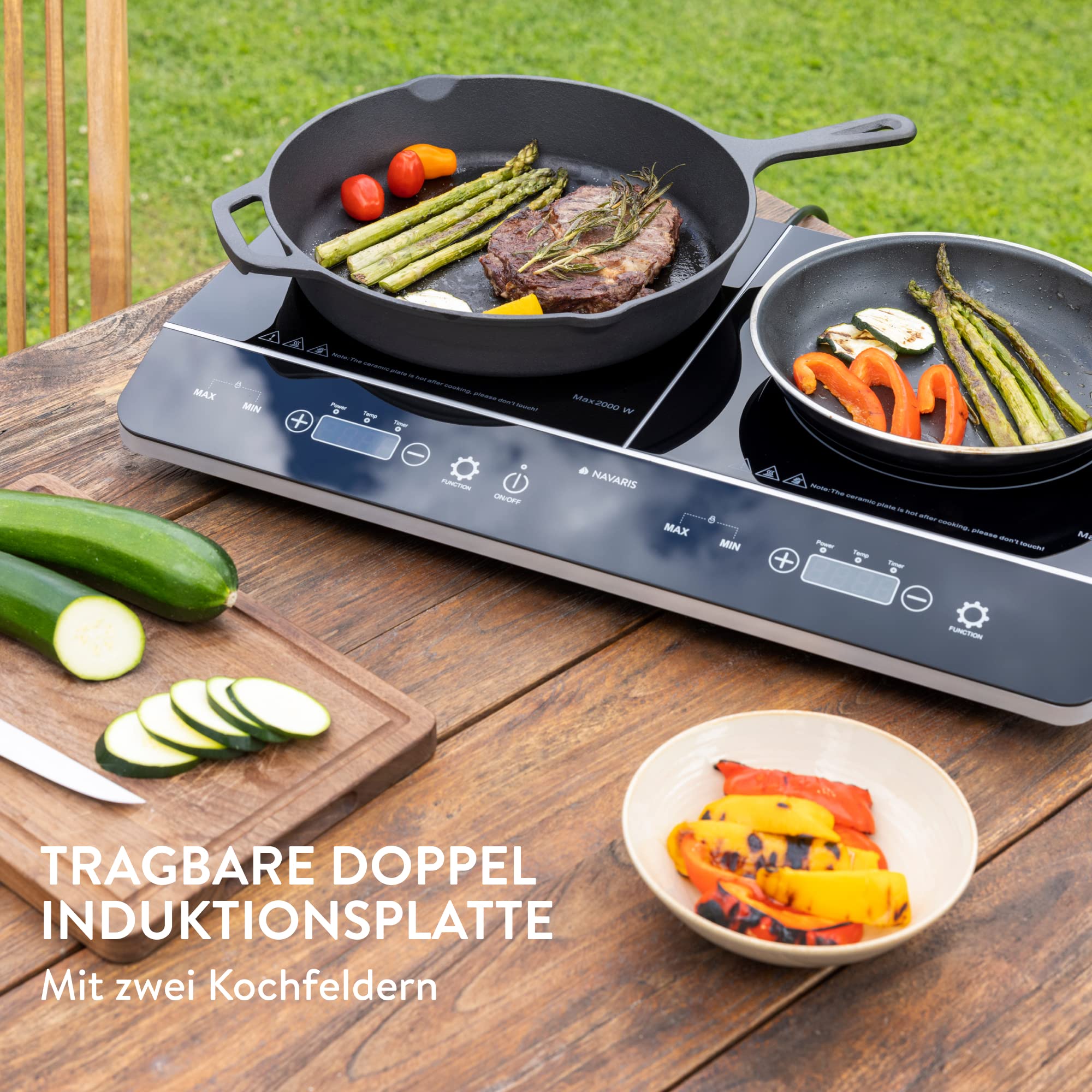 Mua Navaris 2 Plates Induction Hob - Mobile with 3500 Watt - Portable ...