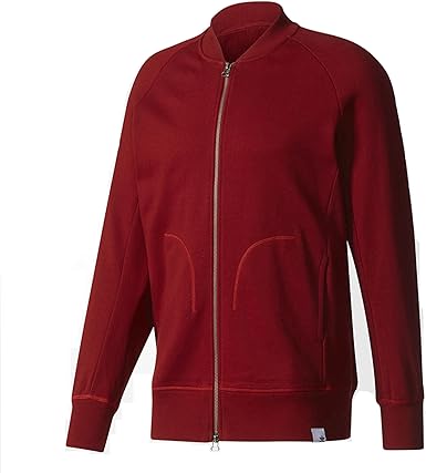adidas track top burgundy