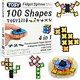 TOSY Magnet Fidget Spinner Mini - 8 Blocks, 3 in 1 Toy: Transformable Fidget Spinner, Infinity Cube, 2x2 Puzzle Cube, Easter 