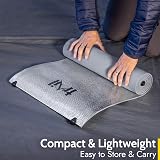 Trail Outdoor Leisure Foil Camping Mat 180x50cm 7mm EVA Grey view 4