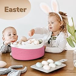 Goodpick Easter Basket with Handles for Kids, Small