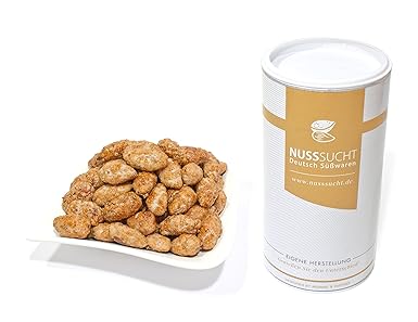 Gebrannte Kirmes Mandeln | Inhalt: 500g | ohne Zusatz- und Konservierungsstoffe | mit wenig Zucker (500g)