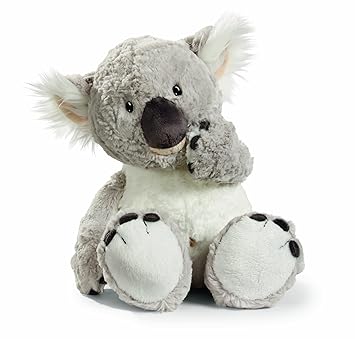 mapache de peluche gigante