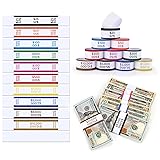 PONNOR 550 Pack Money Bands for Cash Self Adhesive