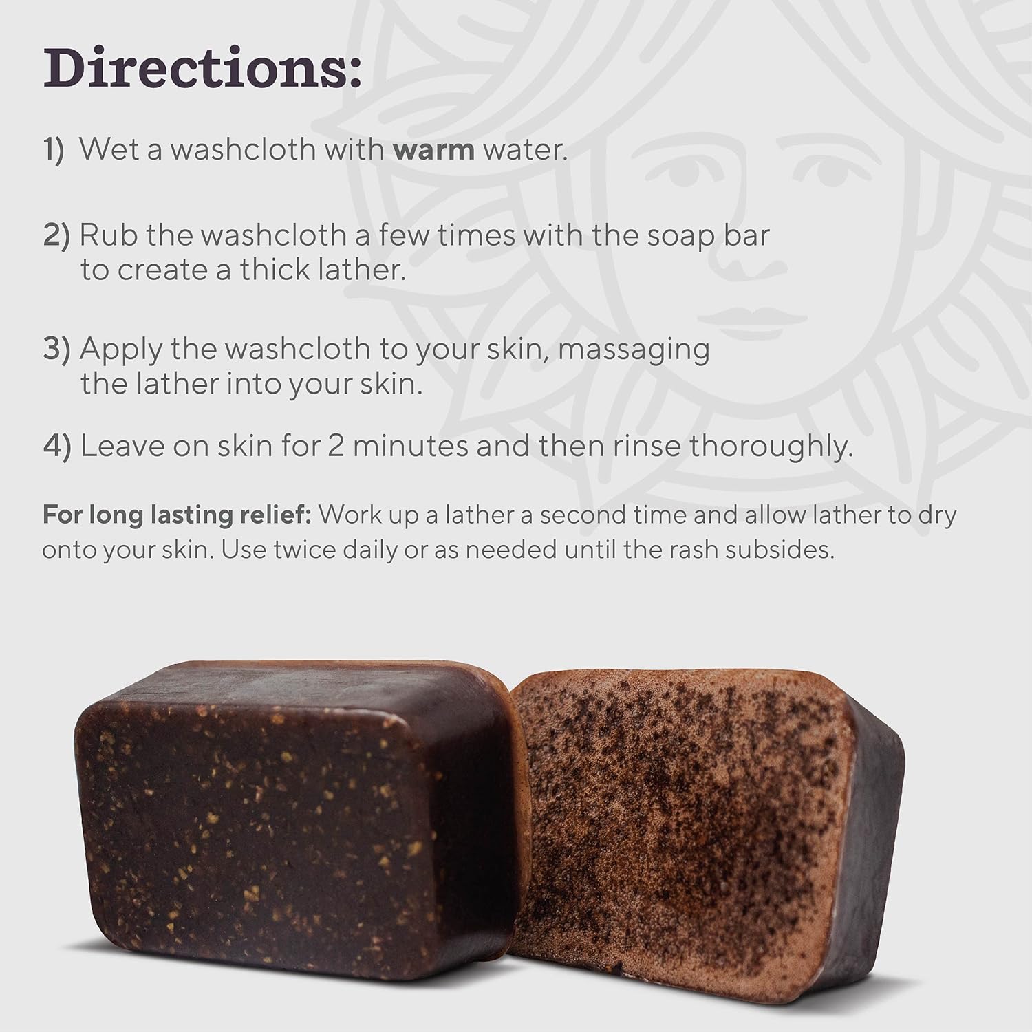 Marie's Original Eczema Face Soap Body Wash Bar – All Natural Psoriasis, Dermatitis Treatment for Dry Itchy Flaky Skin Relief – Gentle Detoxifying, Healing, Anti-Itch, Cleansing Skincare Remedy : Beauty