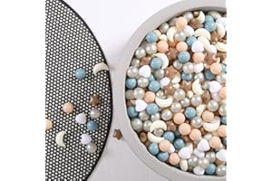 GOGOSO Star Heart Moon Ball Pit Balls, Shaped Play Balls for Ball Pit, 100 200 500 1000 Crush Proof Bpa Free Kids Toddler Baby Pastel Pelotas