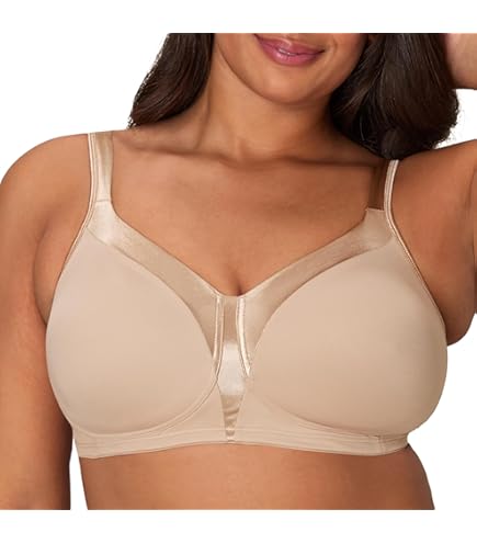 Women's Wireless Cross and Shape Bra, 2-Pack, Beige, 32A at Amazon