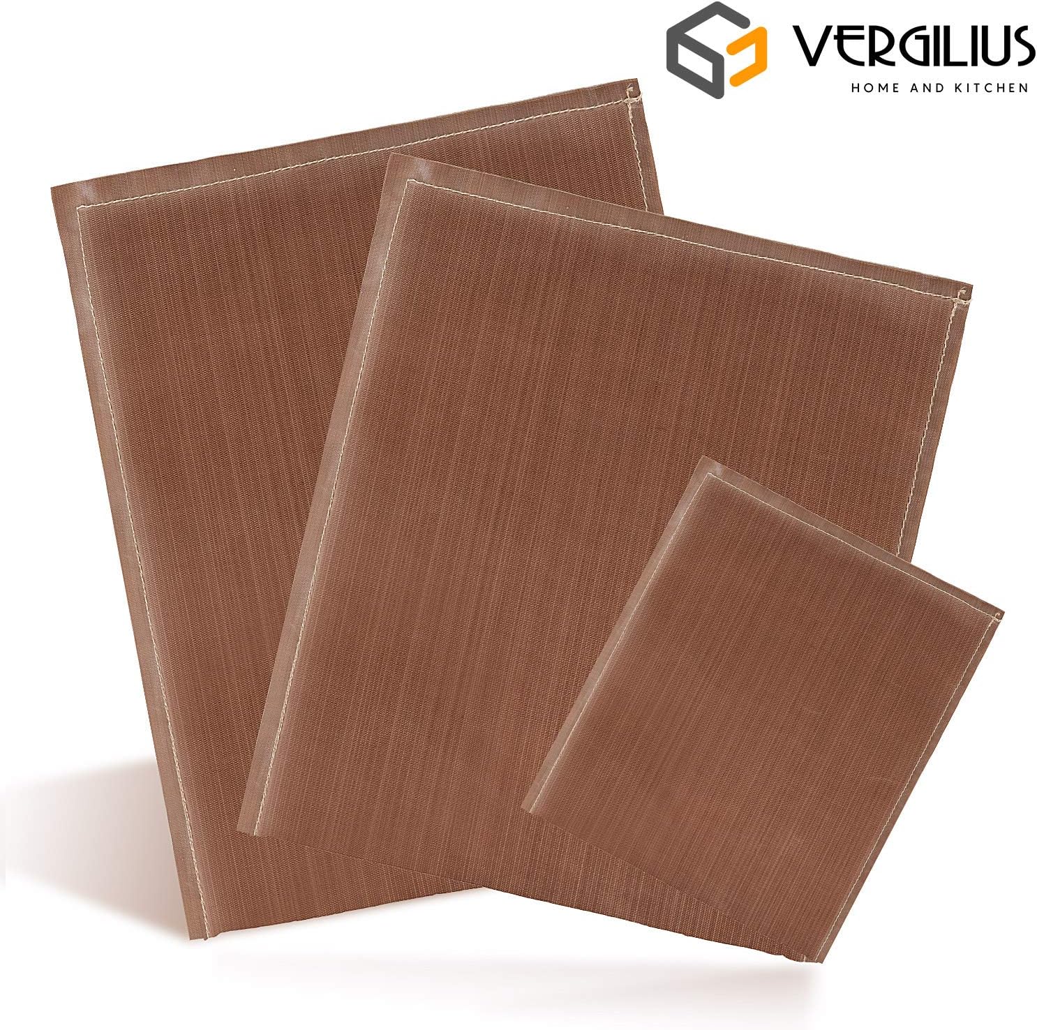 VERGILIUS Teflon Pillows 3 Pack 3 Sizes Heat Press Pillow Heat Pressing Transfer Pillow, Reusable Heat Resistant for Heat Press Digital Transfer