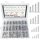 Trivd Frol 750PCS #2-56#4-40#6-32#8-32 Phillips Pan
