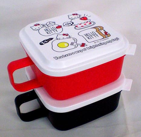 Amazon キティ 持ち手付き Wランチケース 弁当箱 51 弁当箱 オンライン通販