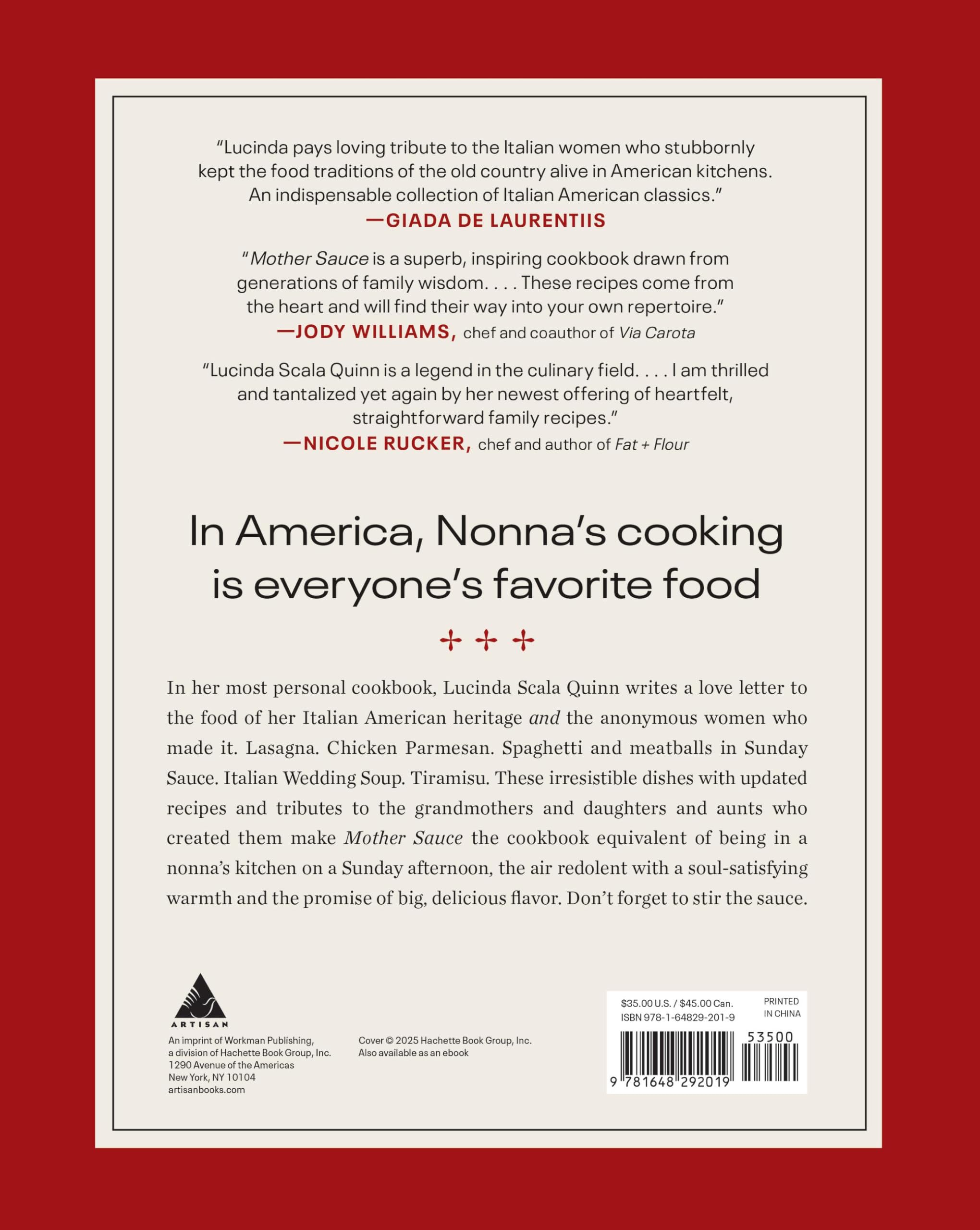 Mother Sauce: Italian American Family Recipes and the Story of the Women Who Created Them
