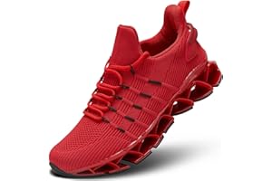 PEAYA Mens Running Shoes Mesh Breathable Trail Runners Fashion Sport Blade Walking Tennis Sneakers