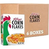Kellogg's Corn Flakes Original Breakfast Cereal 3.23Lb 6 Count | Kids Cereal, Family Breakfast