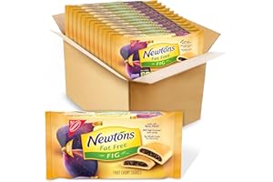 FIG NEWTONS Newtons Fat Free Soft & Fruit Chewy Fig Cookies, (Fig Bars), 12 - 10 oz Packs