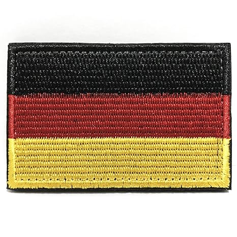 Colisal Deutschland Flagge Patch Airsoft Patches Klett Militär Aufkleber Abzeichen Klettbänder für Rucksäcke