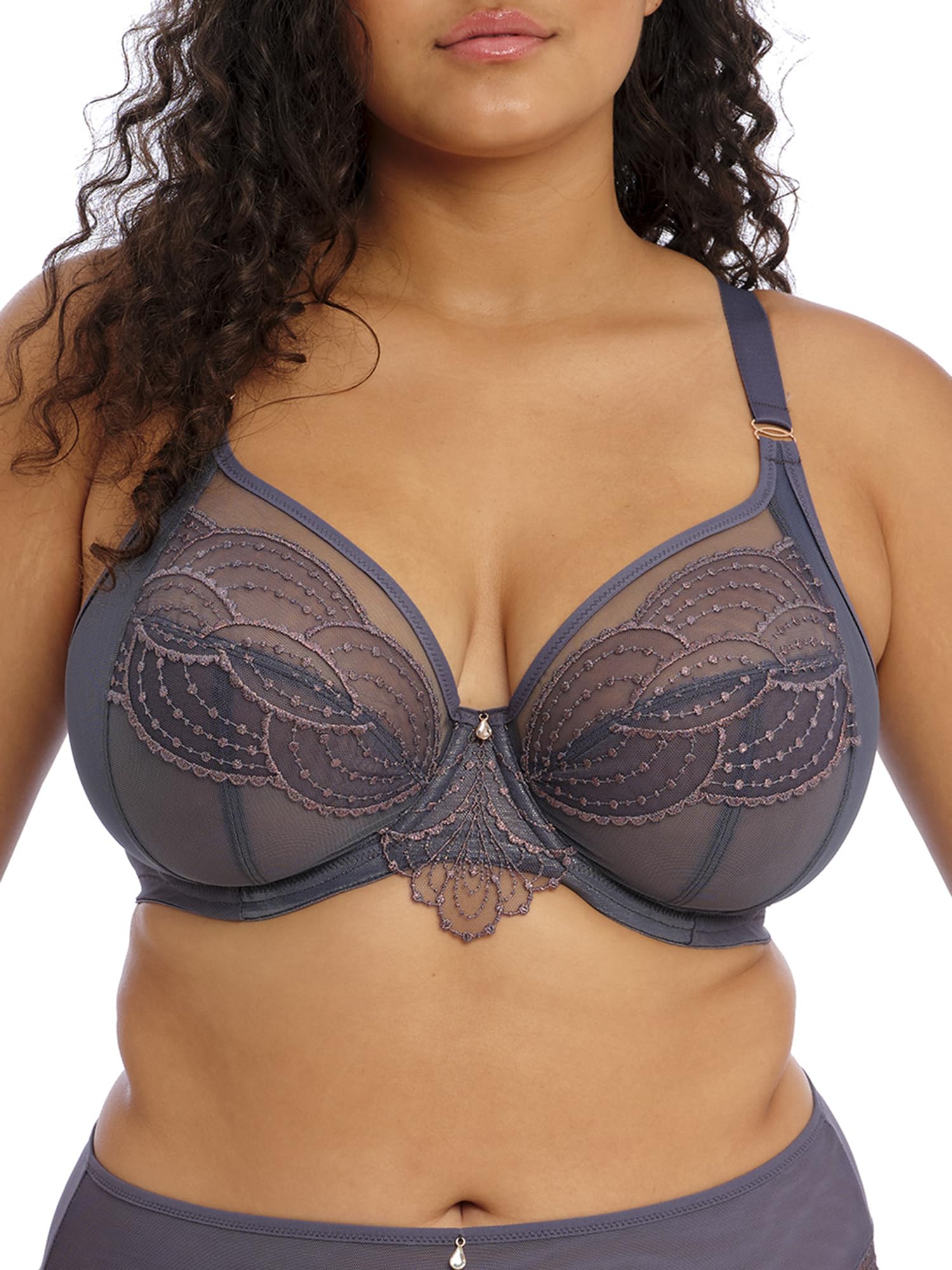 Elomi Women’s Priya Underwire Plunge Bra Storm