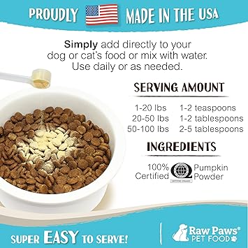 dogs and raw pumpkin