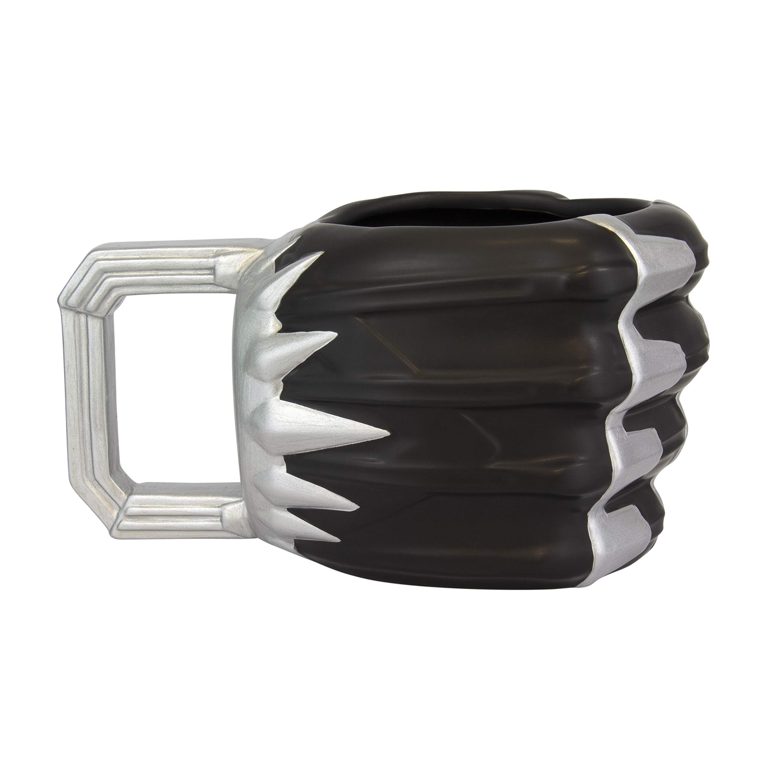 Paladone PP4838BP Panther Shaped Mug | Novelty Comic Book Black Design Tea Coffee Cup | Cool & for Office Or Home | Official Marvel Licensed Product, Ceramic