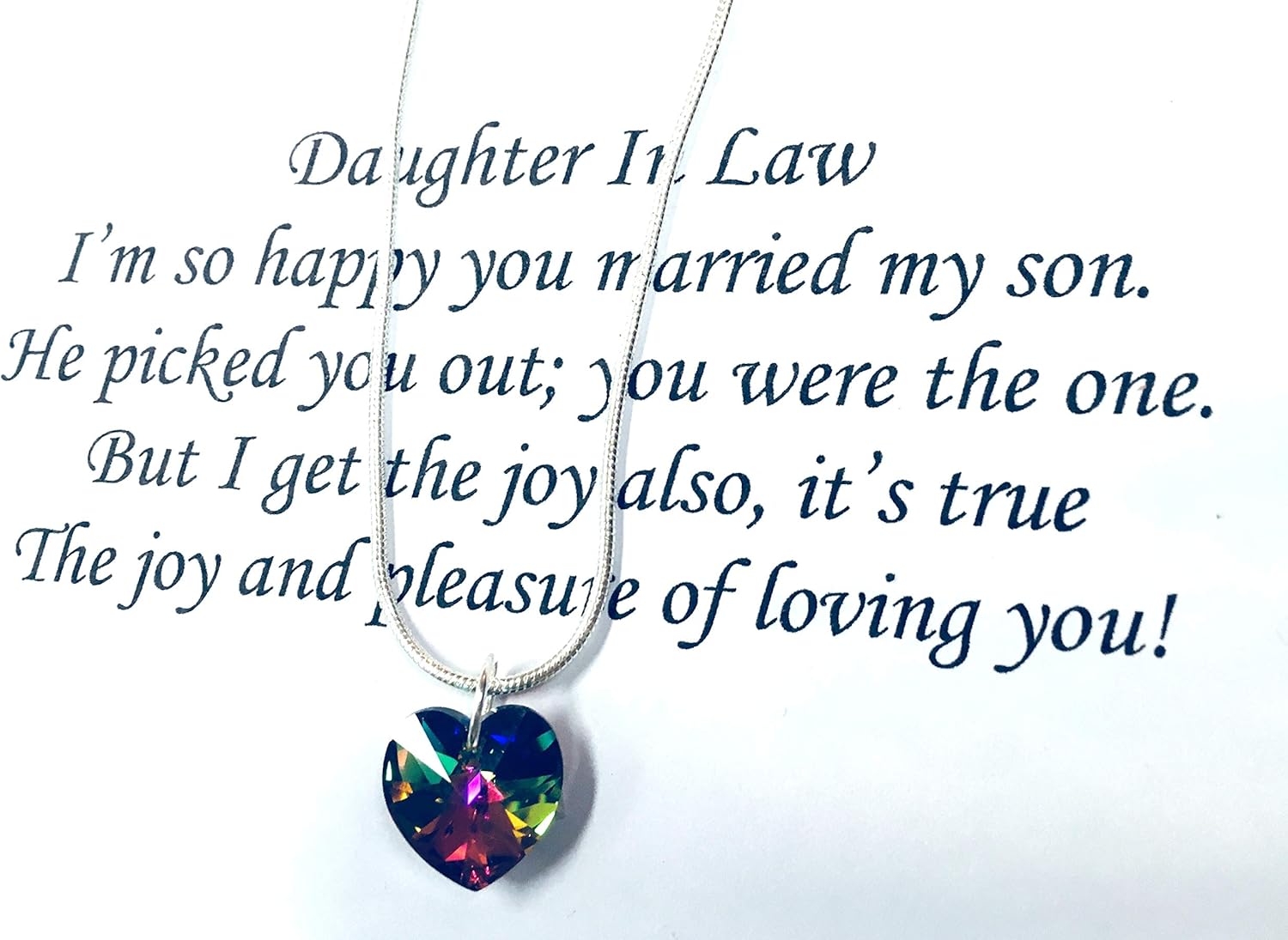 daughter in law heart necklace