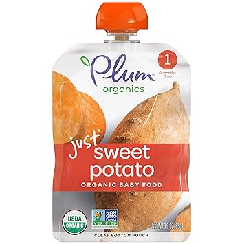 Amazon Com Plum Organics Stage 1 Organic Baby Food Just Sweet