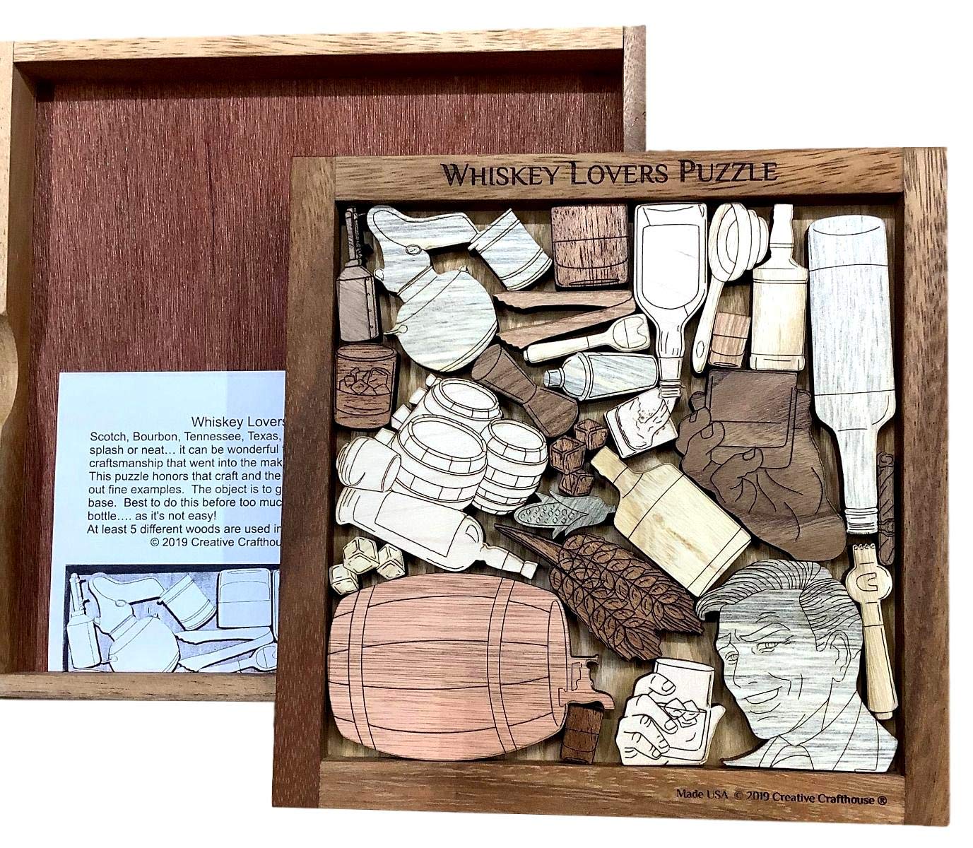 Whiskey Bourbon Lovers Puzzle May drive you to drink Scotch Puzzles