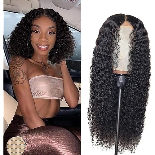 Human Hair Lace Front Wigs for Women Ear Lace Frontal Wigs Brazilian Deep Wave Wigs with Baby Hair Pre Plucked 100% Unprocessed Brazilian Virgin Hair Wigs Human Hair