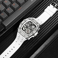 TSAR BOMBA Men's Automatic Watch Tonneau Luxury