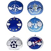 Raclove 6PC Countryballs Plushies - Soft & Educational National Character Toys. Your Collection of Countryball and Polandball Plushies. (81NO-LN-EU-UN-WH-NA)