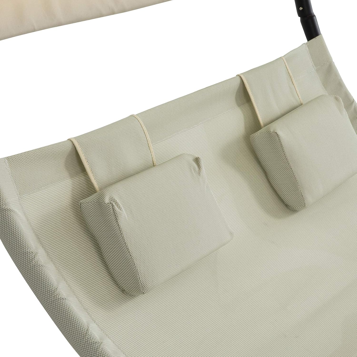 Sobuy Ogs50 Mi Schaukelliege Fur 2 Personen Sonnenliege Mit Sonnendach Doppelliege Gartenbett Sobuy Shop