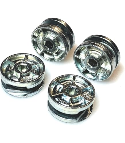 Spiral CAM Wheel Locks Part # 114670 (4 Pack) for IKEA Furniture