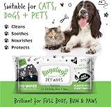 BUGALUGS Biodegradable Dog Wipes 110 x 20cm Fragrance Free Bamboo view 2