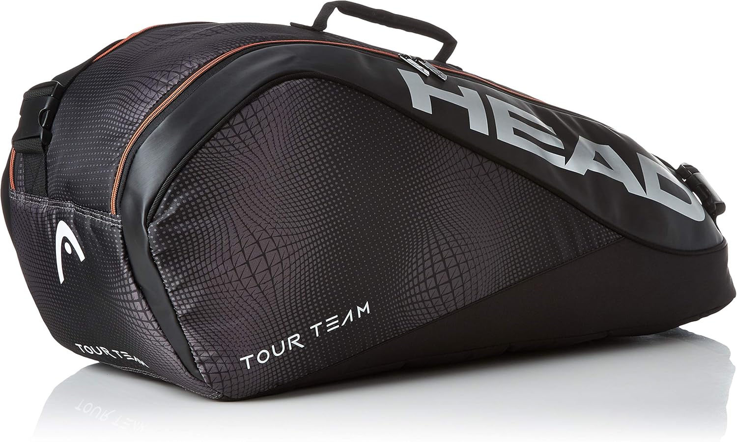 HEAD Tour Team 6 Pack Combi Tennis Bag - Black/Silver : Sports & Outdoors