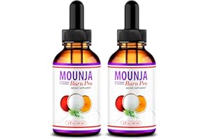 NutraRize (2 Pack) Mounja Burn Pro Drops - Official Mounja Tea Drops, MounjaBurn Pro Liquid Drop Supplement, 2 Bottles of Premium Mounja Burn Pro Gotas for 60 Days - 60 Servings (60 Servings)