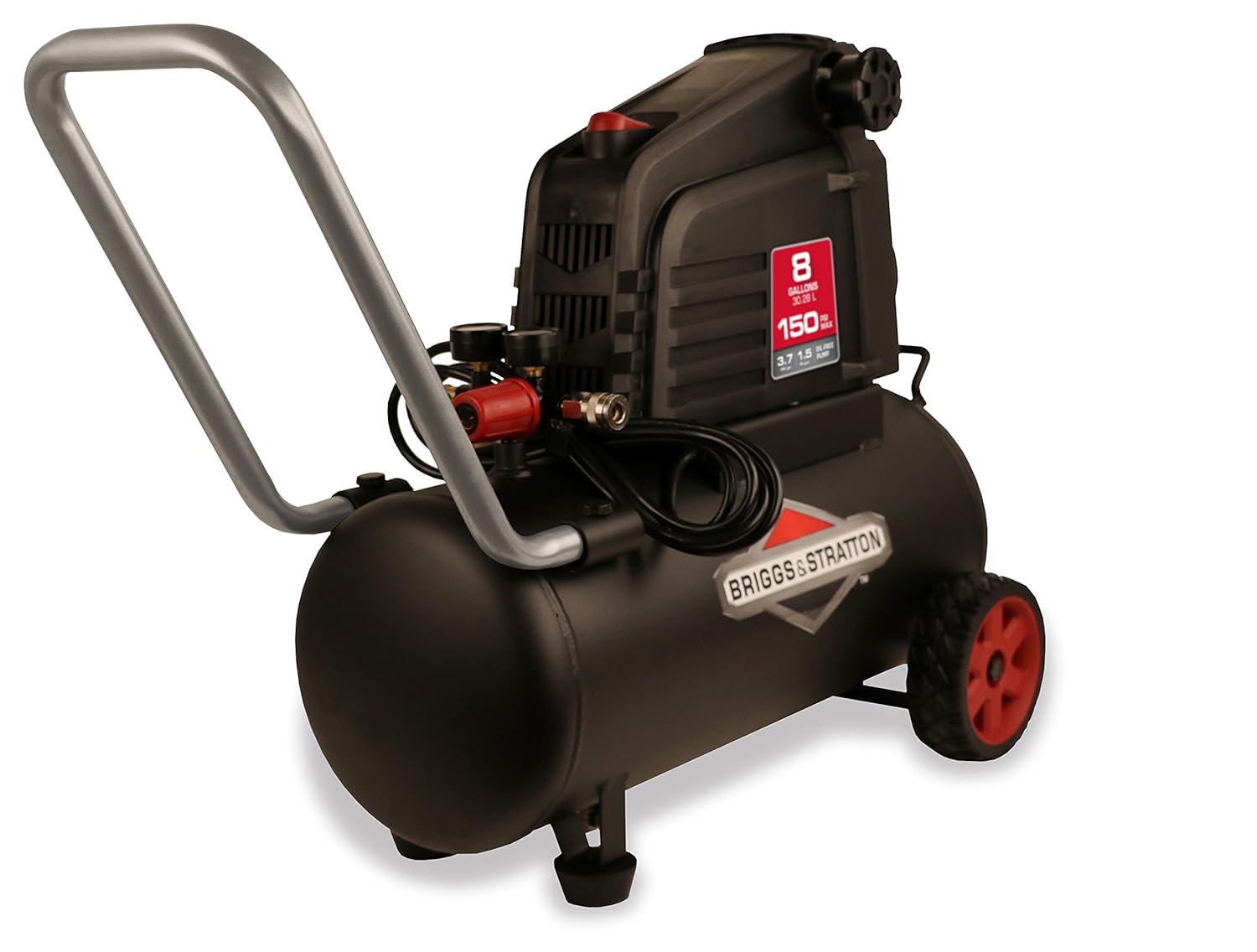 Briggs & Stratton 8-Gallon Air Compressor, Hotdog 074025-00 - - Amazon.com