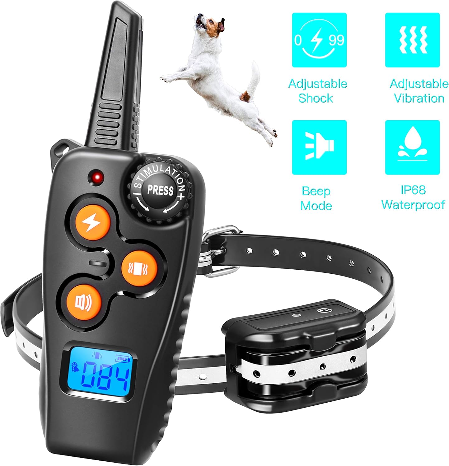 Reviews Zapuno Shock Collar for Dogs,1800ft IP68 Waterproof Shock