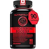 Testosterone Booster for Men | Canadian-Made | Tribulus Terrestris, Tongkat Ali, Maca, Horny Goat Weed, Ginseng, DIM. Enhance