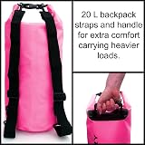Ultra Dry Adventurer Premium 5 L Waterproof Dry Bag Pink with Phone Case view 7