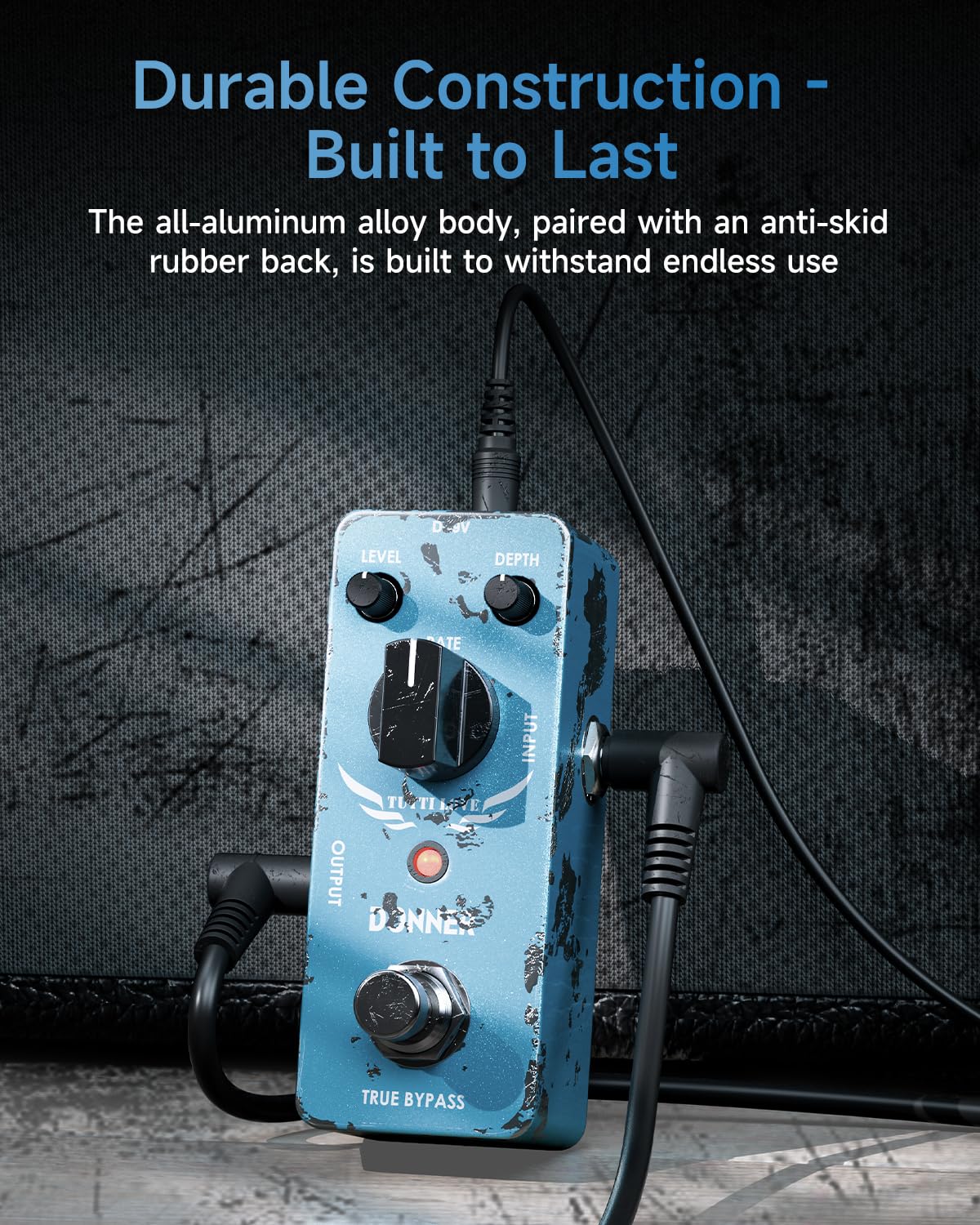 Donner Chorus Pedal, Tutti Love Analog Chorus Effect Classic Warm Chorus for Electric Guitar True Bypass