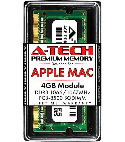 A-Tech 4GB Memory Apple MacBook & MacBook Pro Mid/Late 2007 Early