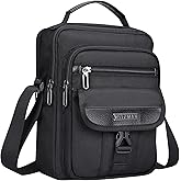 WITZMAN Crossbody Bags for Men Travel Shoulder Bag Lightweight Man Purse Small Casual Messenger Bag for Work Traveling