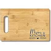 FONDCANYON Mimi Gifts For Grandma, Kitchen Bamboo Cutting Board Decor, Gifts For Birthday, Christmas, Mother's Day