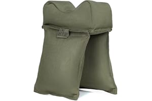 OneTigris Shooting Rest Bag, Pre-Filled Shooting Sand Bags Front & Rear Gun Range Bag Bench Window Rest Support Holder for Sh