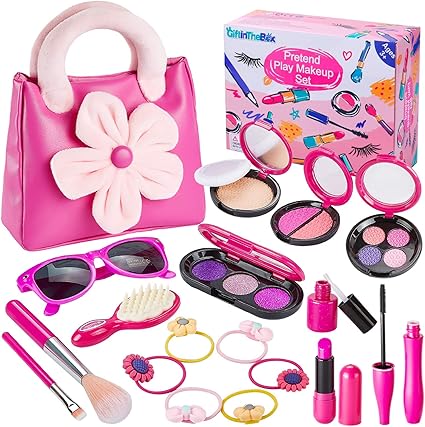 little girl play makeup kits