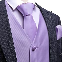 Barry.Wang Mens Suit Vest Paisley/Flower Silk