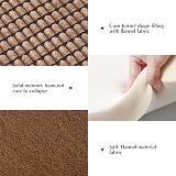 BVAGSS Reversible Dog Bed Mat 60x45cm Memory Foam Crate Pad Brown view 2