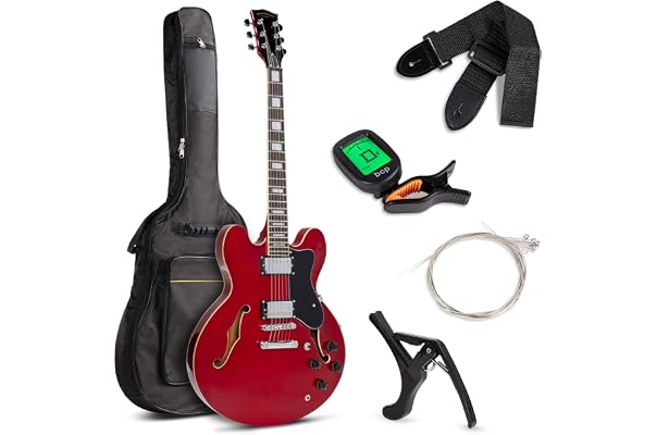 Amazon Los más vendidos: Mejor Guitarras Eléctricas Huecas y Semihuecas